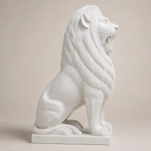 Makrana Marble Lion Statue thumbnail