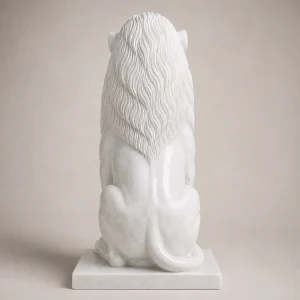 Makrana Marble Lion Statue thumbnail