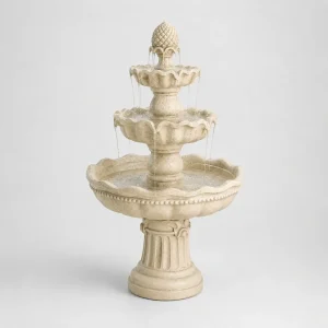 Hand-Carved Makrana Marble Water Fountain thumbnail