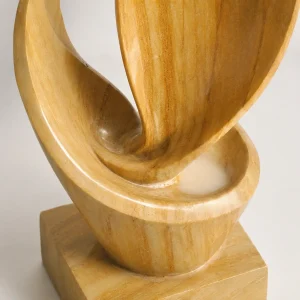 Hand Polished Makrana Marble Abstract Sculpture for Luxury Decor thumbnail