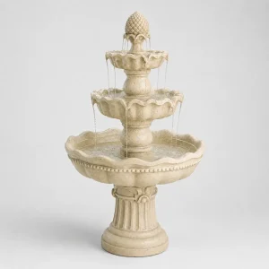 Hand-Carved Makrana Marble Water Fountain thumbnail