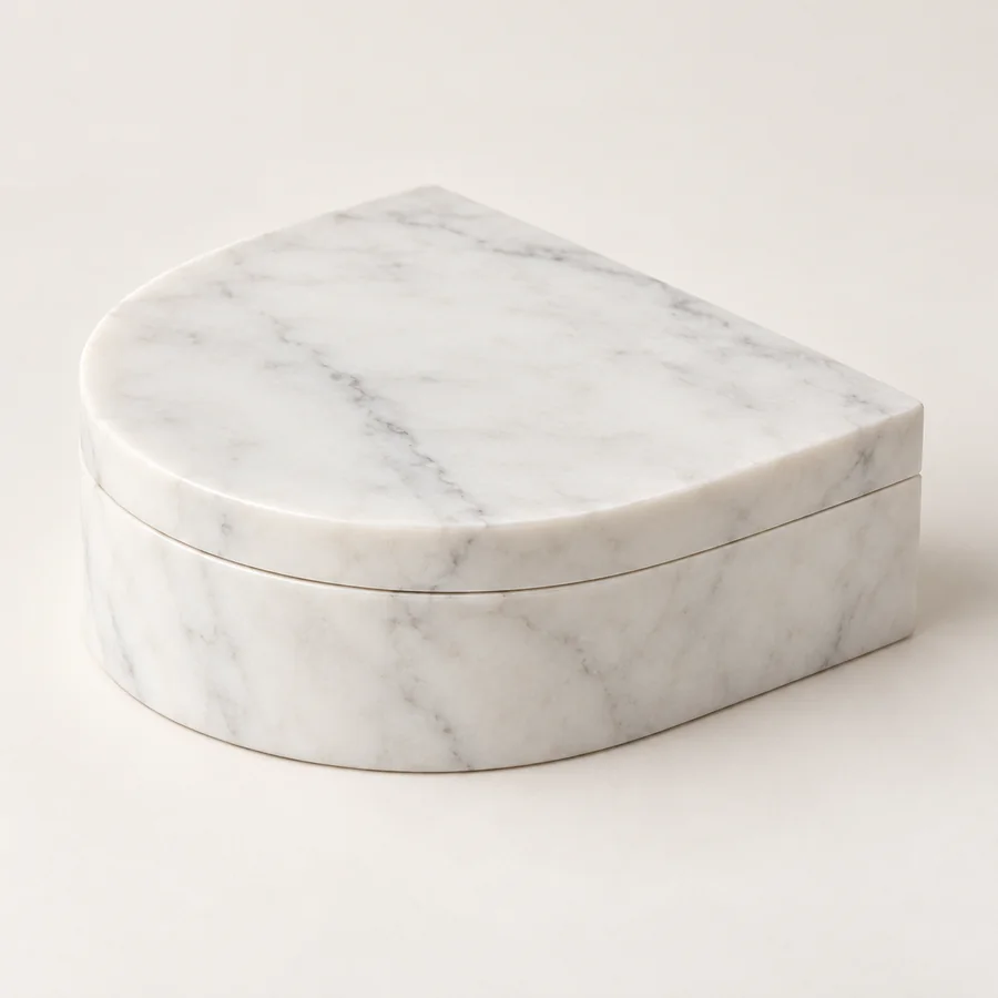 Arch Outline Marble Jewellery Box