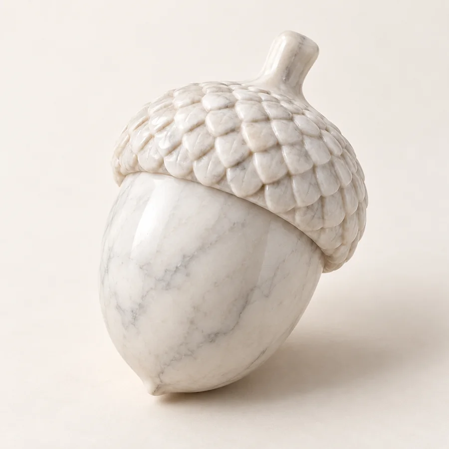 Marble Acorn Display Object