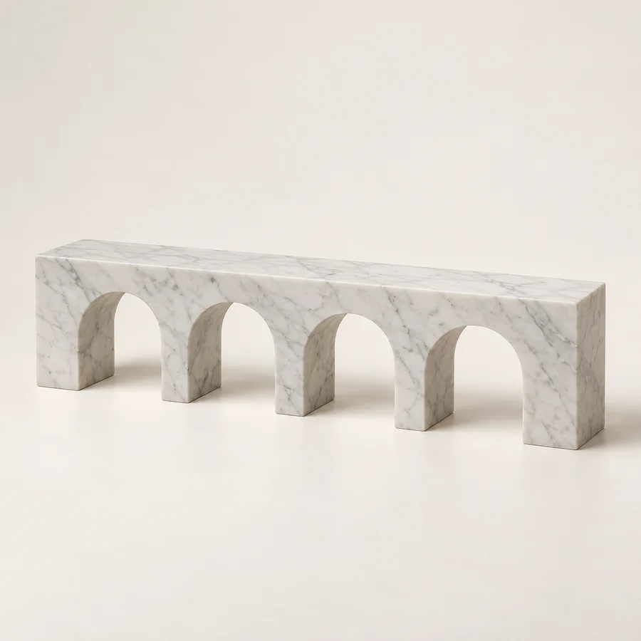 Marble Four Arch Bridge Sculpture