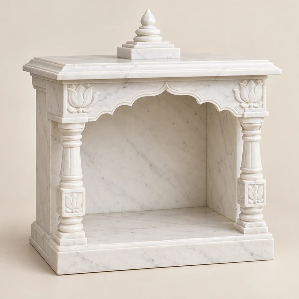 Deep Shelf Makrana Marble Home Temple