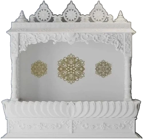 Five Foot White Marble Shikhar Mandir
