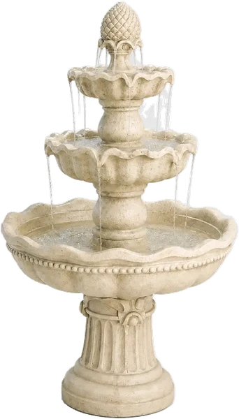 Hand Carved Makrana Marble Garden Water Fountain
