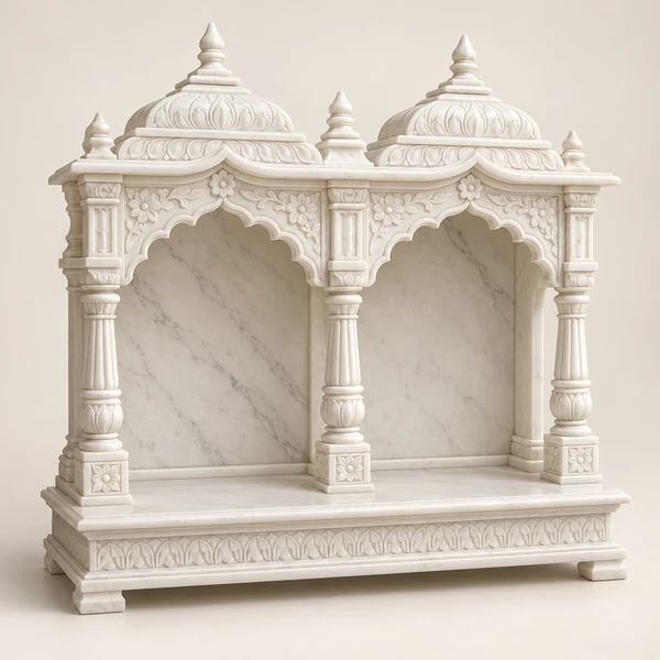 Twin Arch Makrana Marble Pooja Temple