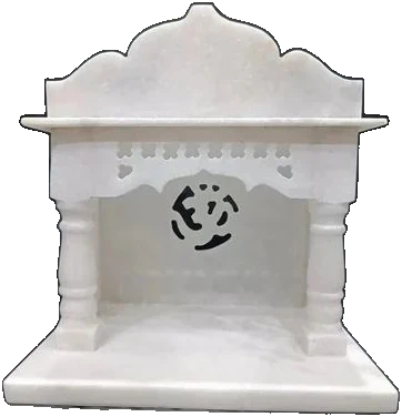 Two Foot White Marble Home Temple